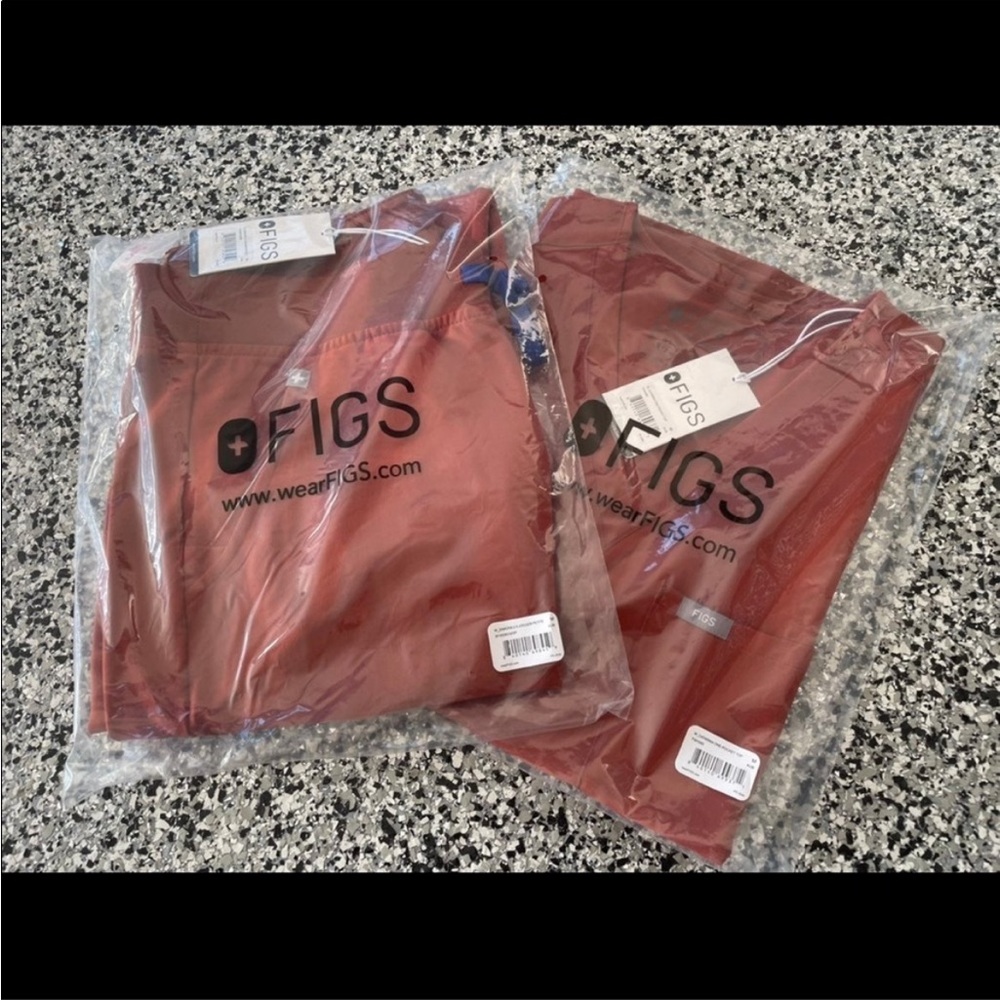 Figs auburn scrub set size med nwt